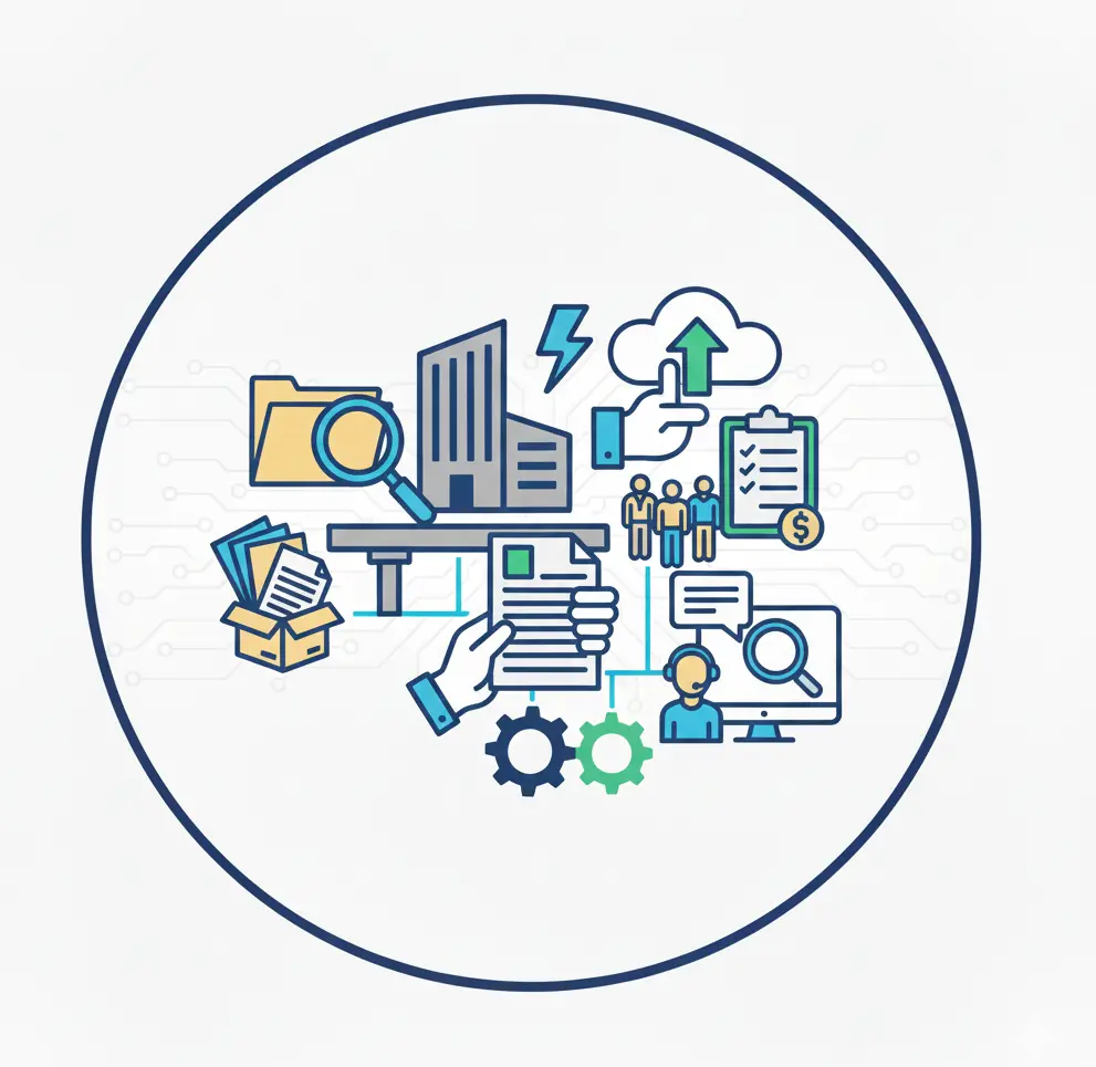 Uploading the file and following up with the relevant authority